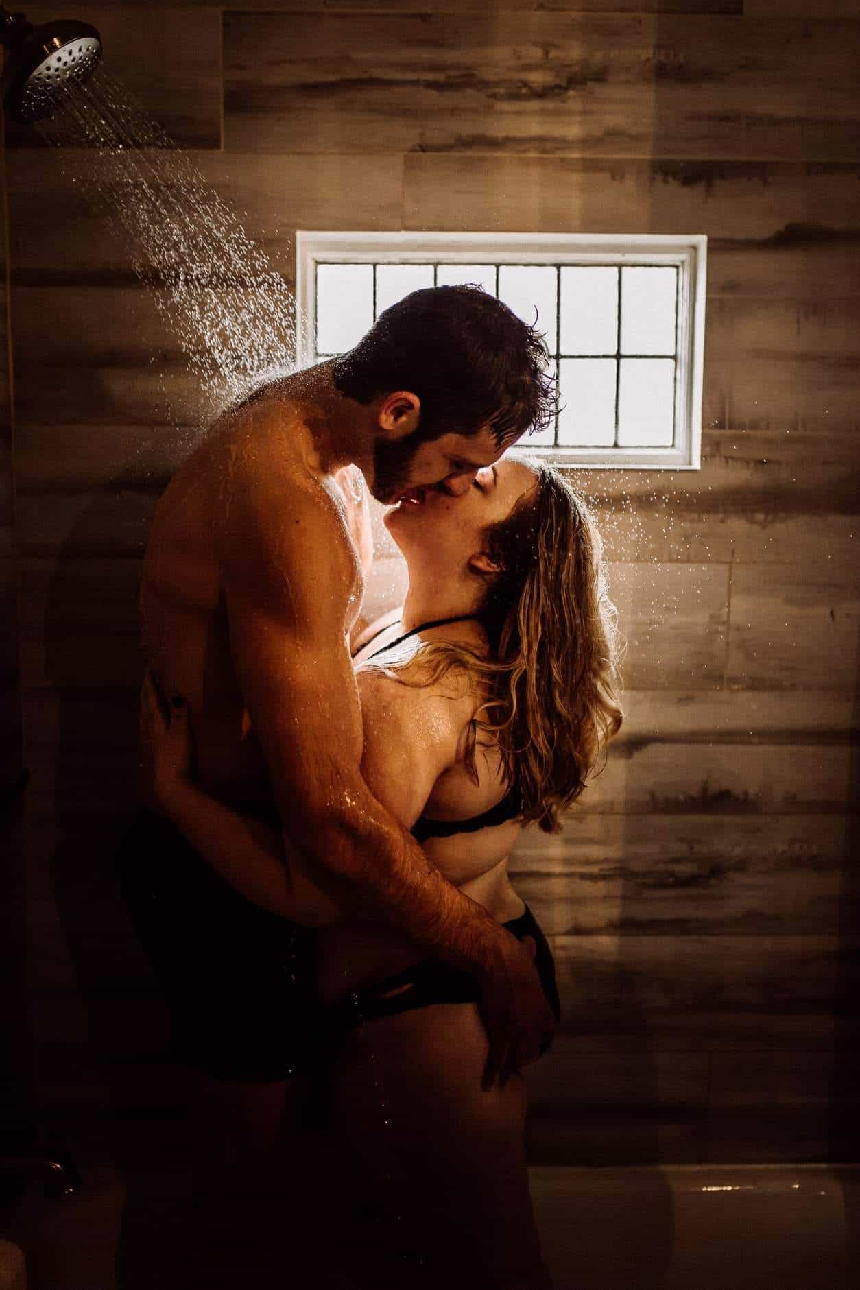 Intimate couples boudoir photograph capturing connection, taken on location in Johannesburg by Boudoir Secrets